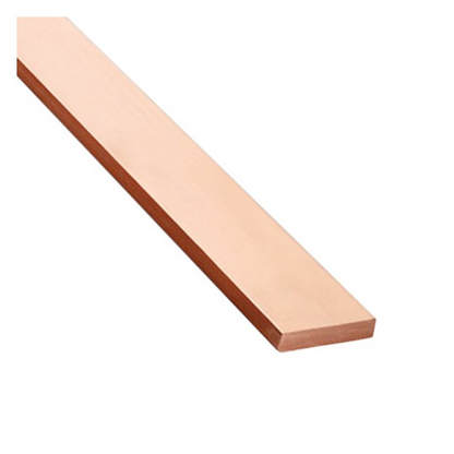 Barre cuivre méplat 25x8 mm CUA1