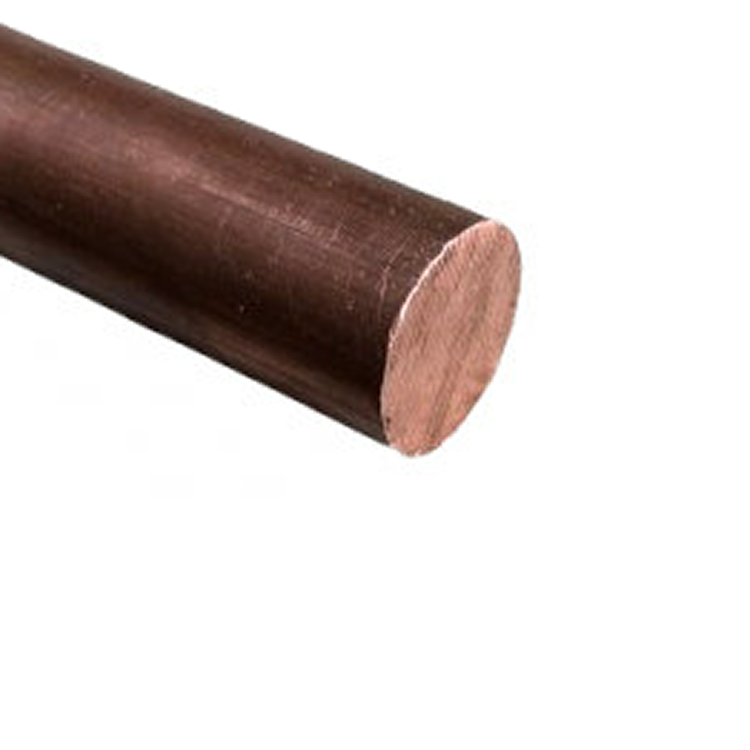 Barre cuivre rond 140 mm CUA1