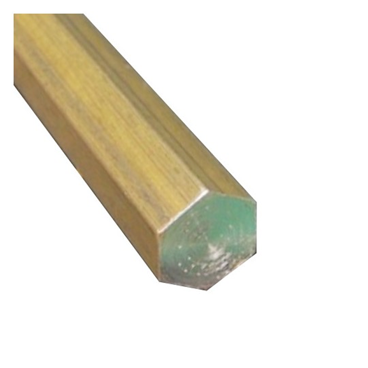 Barre laiton hexagonal 40 mm UZ39PB2