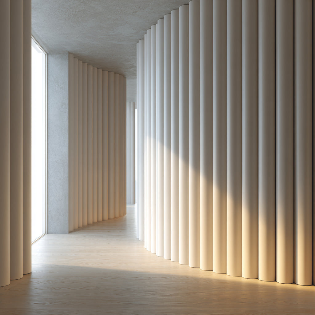 Inspiration de Barre plastique rond blanc