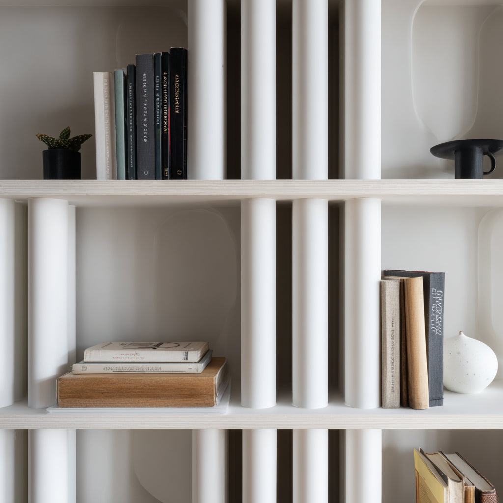 Inspiration de Barre plastique rond blanc