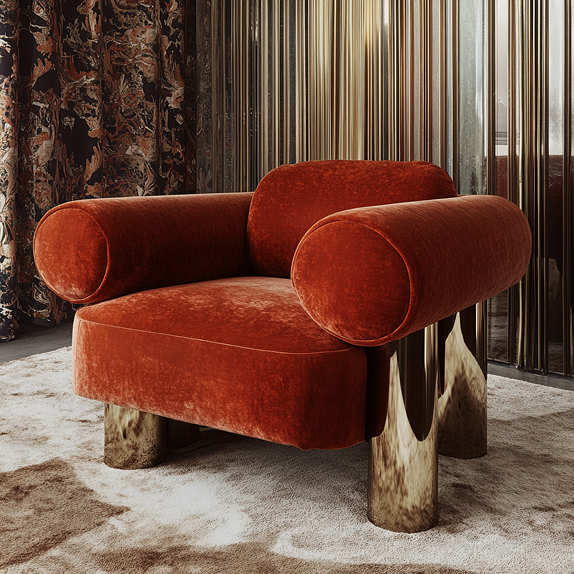 Inspiration de Tube bronze rond