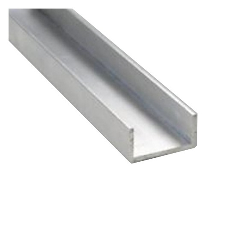 Profilés constructions aluminium forme UPN 25x25x2 mm 6060