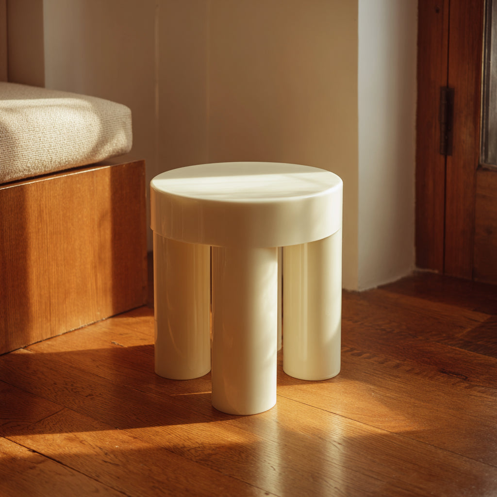 Inspiration de Barre plastique rond blanc